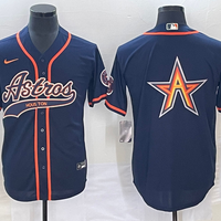 Men's Houston Astros Navy Alternate Replica Jersey1 Joint Edition