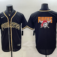 Men's Pittsburgh Pirates Fashion Limited Black Out Jersey