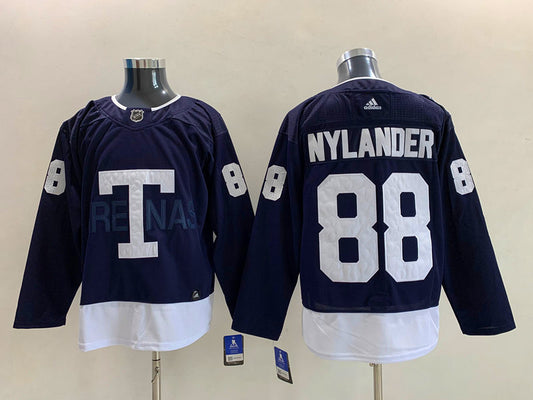 Men's Toronto Maple Leafs William Nylander #88 Blue Game Jersey1