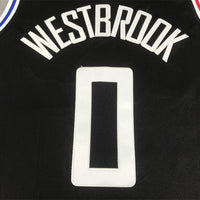 Men's LA Clippers Russell Westbrook #0 Black 2022/23 Fastbreak Jersey1 - City Edition
