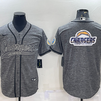 Men's Los Angeles Chargers Gray Game Jersey1