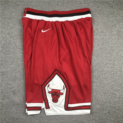 Men's Chicago Bulls Red Basketball Shorts1