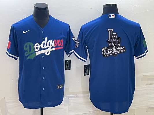 Men's Los Angeles Dodgers Blue Replica Baseball Jersey1