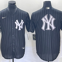 Men's New York Yankees Black Alternate Game Jersey1