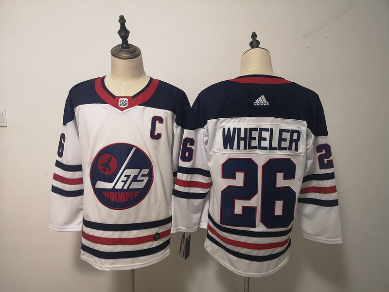 Men's Winnipeg Jets Blake Wheeler #26 White Player Jersey1