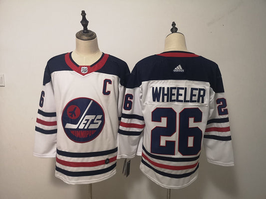 Men's Winnipeg Jets Blake Wheeler #26 White Player Jersey1