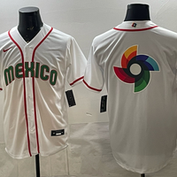 Men's Mexico Baseball White 2026 World Baseball Classic Player Jersey