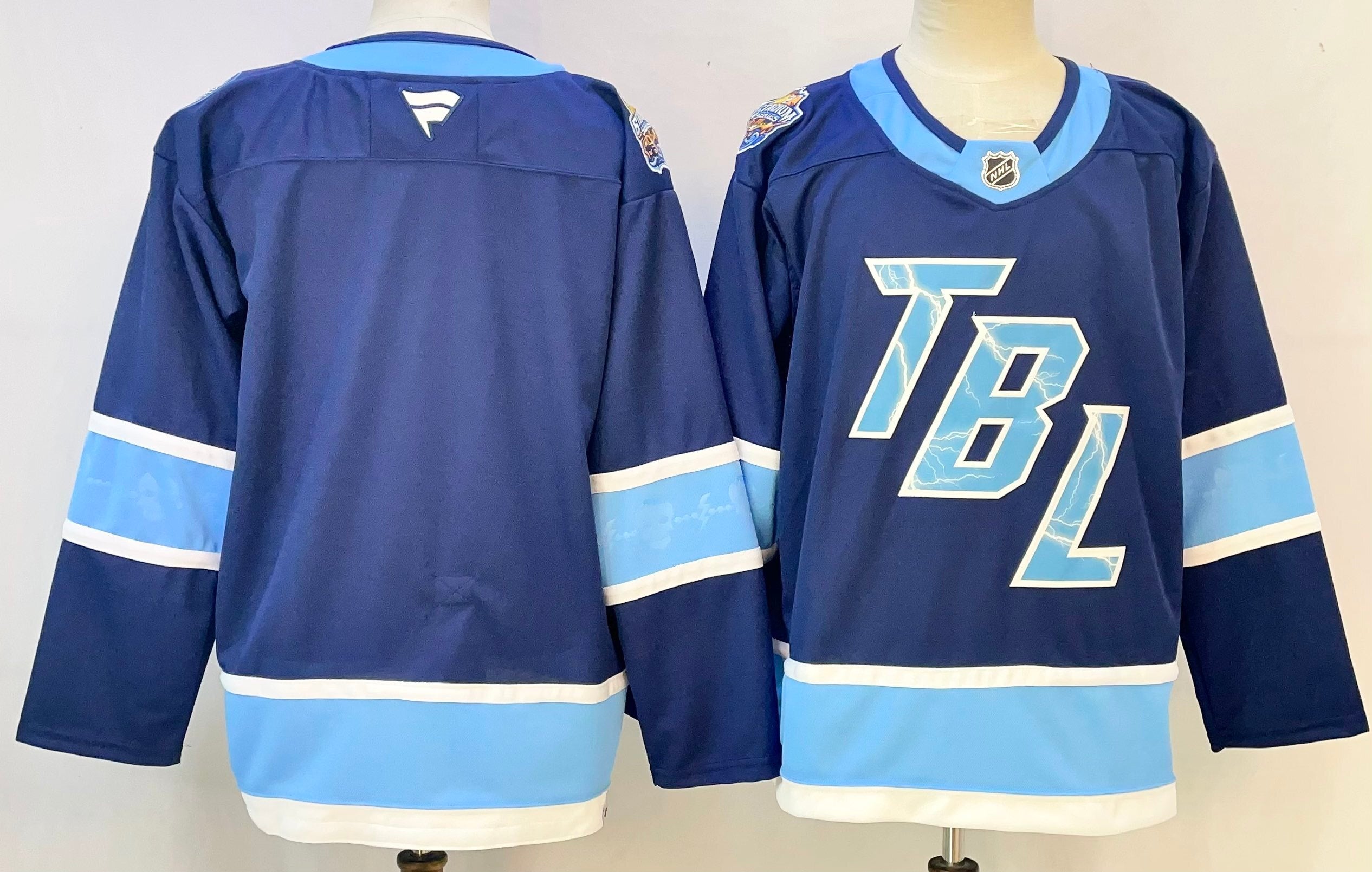 Men's Tampa Bay Lightning Blue Premium Player Jersey