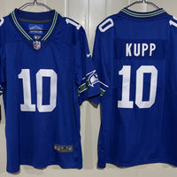 Men's Seattle Seahawks Cooper Kupp #10 Royal Alternate Game Jersey