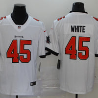 Men's Tampa Bay Buccaneers Devin White #45 White Game Jersey1