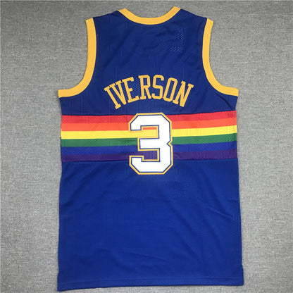 Men's Denver Nuggets Allen Iverson 2006-07 Hardwood Classics Swingman Jersey1