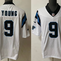 Men's Carolina Panthers Bryce Young #9 White Player Game Jersey