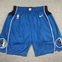 Men's Dallas Mavericks Blue Basketball Shorts1