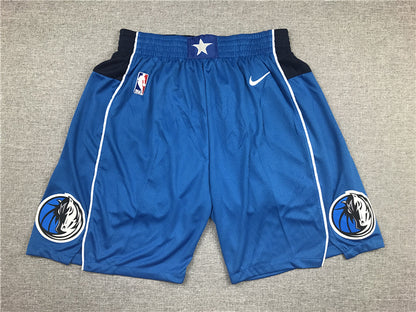 Men's Dallas Mavericks Blue Basketball Shorts1