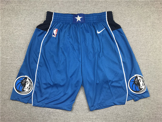 Men's Dallas Mavericks Blue Basketball Shorts1