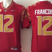 Men's Florida State Seminoles Deondre Francois #12 Red Player Game Jersey