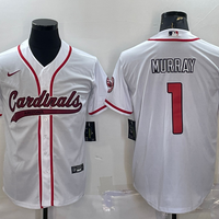 Men's Arizona Cardinals Kyler Murray #1 White Game Jersey1 Joint Edition