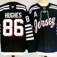 Jack Hughes #86 New Jersey Devils Black Player Jersey - JerseysFreak