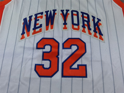 Men's New York Knicks Karl-Anthony Towns #32 White 2024/25 Swingman Player Jersey1 - City Edition
