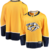 Nashville Predators Gold Breakaway Home Blank Jersey - JerseysFreak