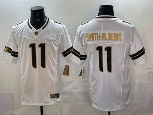 Men's Seattle Seahawks Jaxon Smith-Njigba #11 White Game Player Jersey