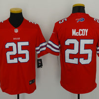 Men's Buffalo Bills LeSean McCoy #25 Red Game Jersey1