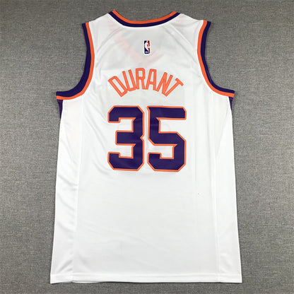 Men's Phoenix Suns Kevin Durant #35 White 2022/23 Swingman Jersey1