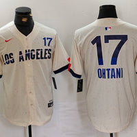 Shohei Ohtani #17 Los Angeles Dodgers Cream 2024 City Connect Player Jersey - JerseysFreak