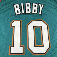 Men's Memphis Grizzlies Mike Bibby #10 Green Classics Swingman Jersey1