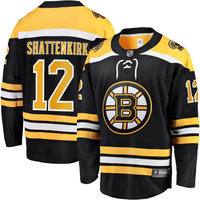 Men's Boston Bruins Kevin Shattenkirk #12 Black Replica Player Jersey1