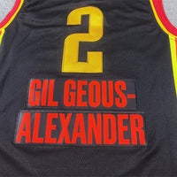 Men's Oklahoma City Thunder Shai Gilgeous-Alexander #2 Black 2024/25 Swingman Player Jersey1 - City Edition