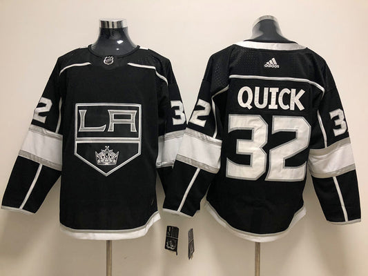 Men's Los Angeles Kings Jonathan Quick #32 Black Home Breakaway Jersey1