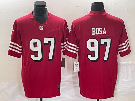 Men's San Francisco 49ers Nick Bosa #97 Red Vapor Elite Jersey2