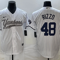 Men's New York Yankees Anthony Rizzo #48 White Player Jersey1 Joint Edition