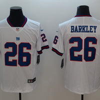 Men's New York Giants Saquon Barkley #26 White Game Jersey1