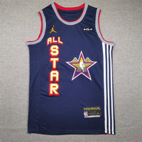 Men's Minnesota Timberwolves Anthony Edwards #5 Navy 2025 NBA All-Star Game Swingman Player Jersey1