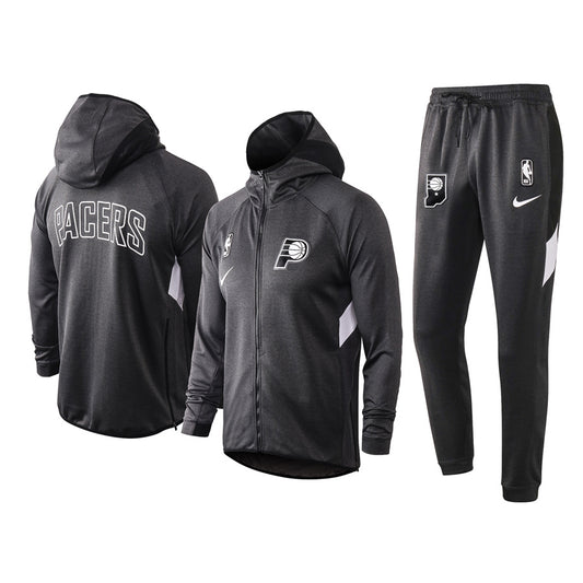 Men's Indiana Pacers 2019/20 Showtime Full-Zip Therma Flex Performance Hoodie