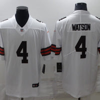 Men's Cleveland Browns Deshaun Watson #4 White Game Jersey1