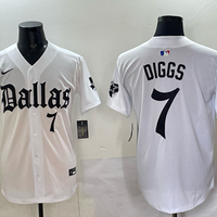 Trevon Diggs #7 Dallas Cowboys White Team Game Player Jersey - JerseysFreak