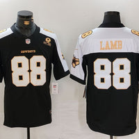 Men's Dallas Cowboys CeeDee Lamb #88 Black Alternate Game Team Jersey1