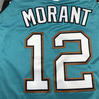 Men's Memphis Grizzlies Ja Morant #12 Green Classic Jersey1