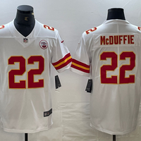 Men's Kansas City Chiefs Trent McDuffie #22 White Game Player Jersey1