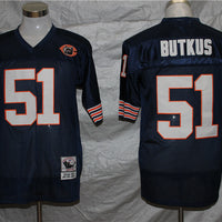 Men's Chicago Bears Dick Butkus Mitchell & Ness Navy Legacy Replica Jersey1