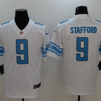 Men's Detroit Lions Matthew Stafford #9 White Game Jersey1