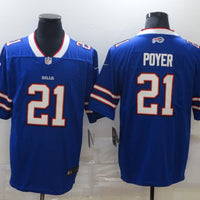 Men's Buffalo Bills Jordan Poyer #21 Blue Game Player Jersey1