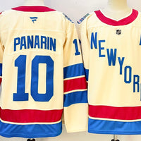 Men's New York Rangers Artemi Panarin #10 Beige Breakaway Player Jersey