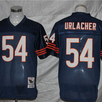 Men's Chicago Bears Brian Urlacher Mitchell & Ness Navy Legacy Replica Player Jersey1