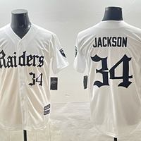 Men's Las Vegas Raiders Bo Jackson #34 White Player Jersey