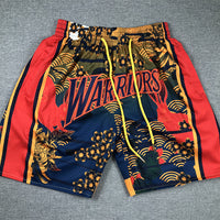 Men's Golden State Warriors Year of Rabbit Edition Pocket Shorts1