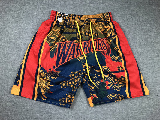 Men's Golden State Warriors Year of Rabbit Edition Pocket Shorts1